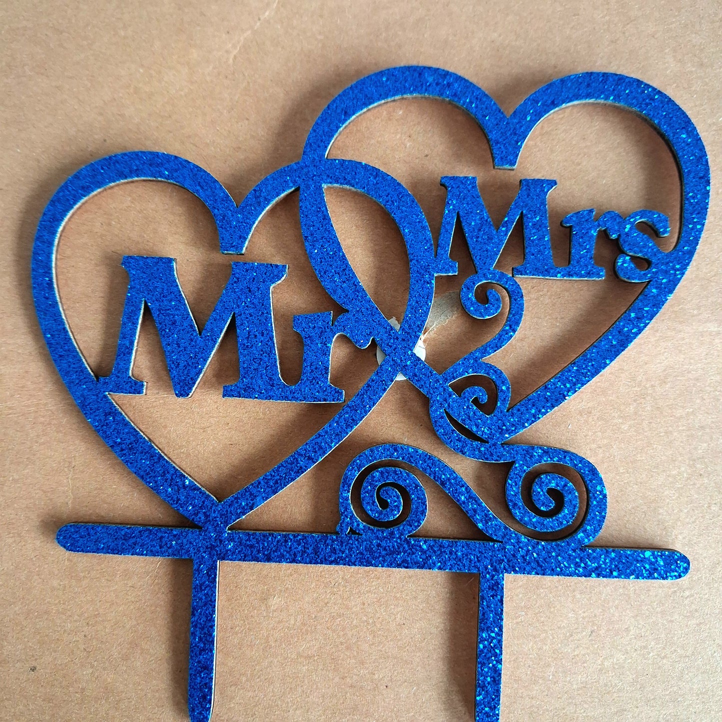 Mr&Mrs Heart Topper