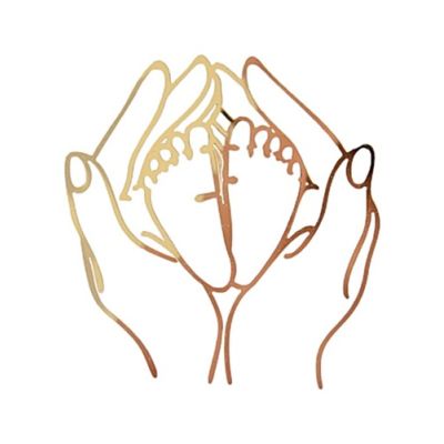 Line Art Baby Feet Topper